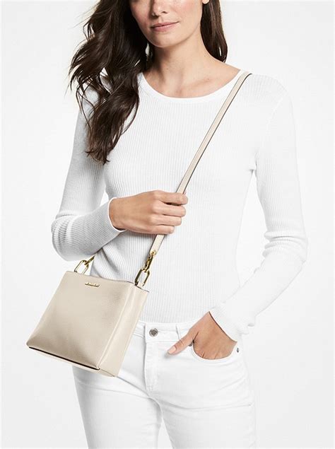 trisha medium crossbody bag|trisha medium pebbled leather bag.